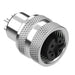 50-00980 by Tensility International Corp - CONNECTOR RECPT FMALE 4P GOLD SLDR CUP