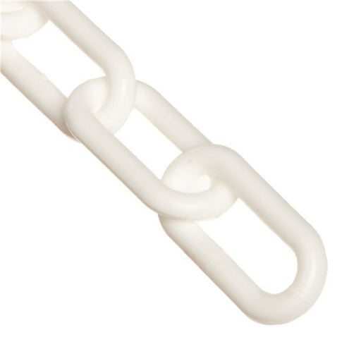 50001-25 by Mr. Chain - 2 IN X 25 FT WHITE PLASTIC CHAIN