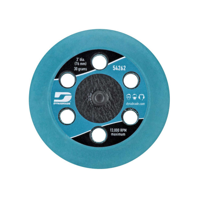 54262 by Dynabrade - 3"" VACUUM READY BACKING PAD 1/4