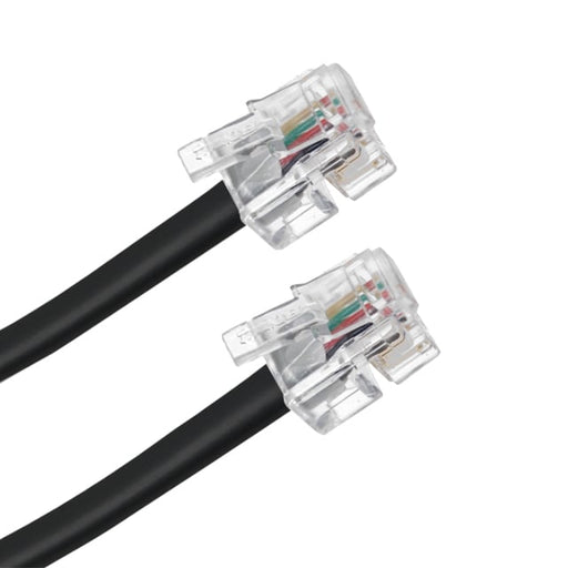 510-26-4400-BL-0050F by CNC Tech - CABLE MOD 4P4C PLUG TO PLUG 50