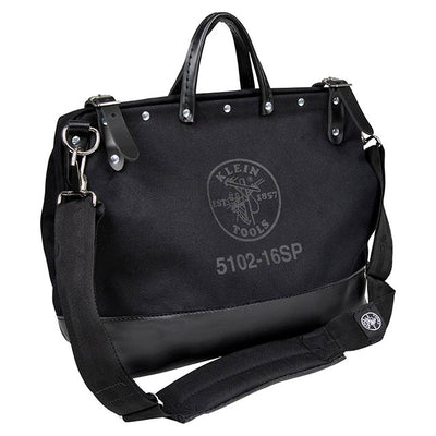 5102-16SPBLK by Klein Tools, Inc. - 16"" BLACK CANVAS BAG WITH SHOULD