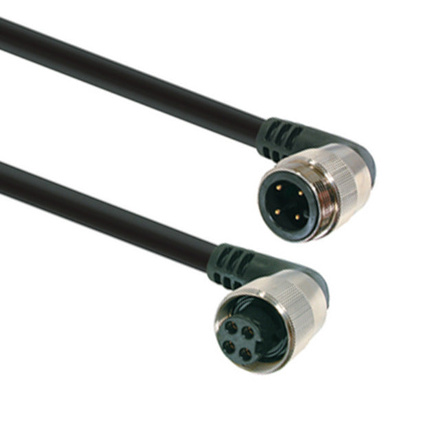 511000080 by Lumberg Automation - CABLE CIRC 4POS MALE TO FEM 16.4
