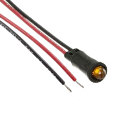5110F3-12V by Visual Communications Company - VCC - LED AMBER 5/21"" HOLE PANEL MOUNT