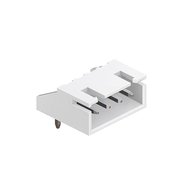 51125-04-0200-01 by CNC Tech - WIRE-TO BOARD HEADER, 2.5MM, 4 C