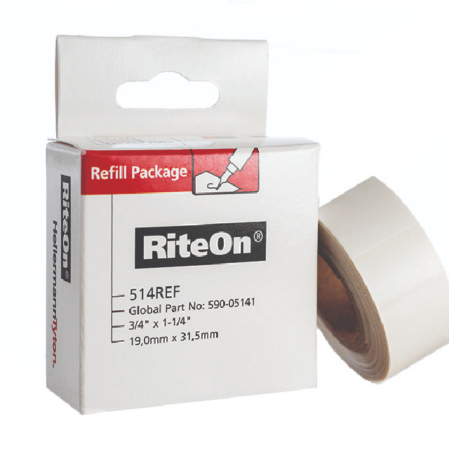 514REF by HellermannTyton - LABEL SELF LAMINATING WHITE