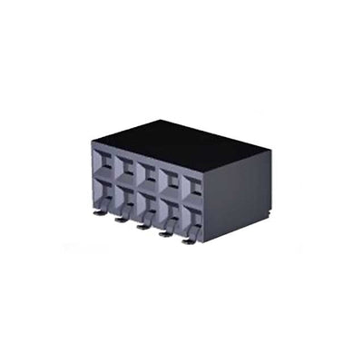 5147735-4 by TE Connectivity AMP Connectors - CONNECTOR RECPT 10POS 0.1 TIN SMD R/A