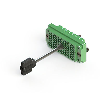 516-090-000-201 by EDAC Inc. - CONNECTOR HSG RACK & PANEL 90POS GRN