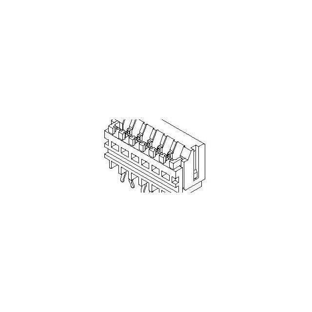 52011-0710 by Molex - 7CKT 2.5MM WIRE TRAP ASY
