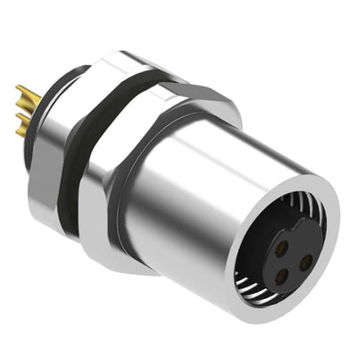 54-00102 by Tensility International Corp - CONNECTOR RECPT FMALE 3P GOLD SLDR CUP