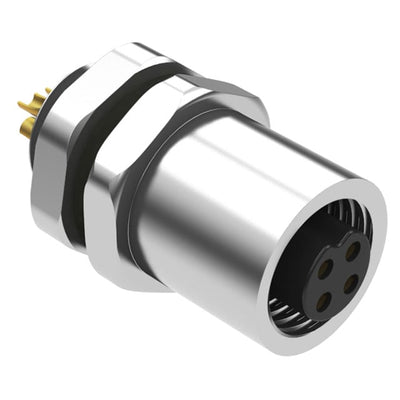54-00105 by Tensility International Corp - CONNECTOR RECPT FMALE 4P GOLD SLDR CUP
