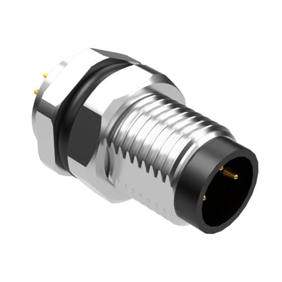 54-00290 by Tensility International Corp - M8 A-CODE 3POS PLUG PANEL MOUNT