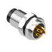 54-00291 by Tensility International Corp - M8 A-CODE 4POS PLUG PANEL MOUNT