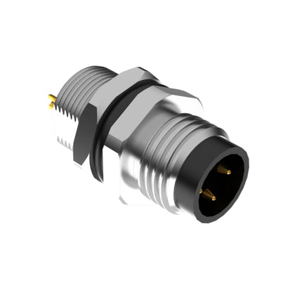 54-00294 by Tensility International Corp - M8 A-CODE 3POS PLUG PANEL MOUNT