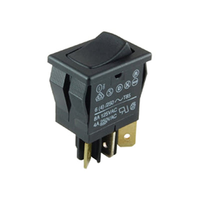 54-077 by NTE Electronics, Inc - ROCKER SWITCH SPDT 8A 125V