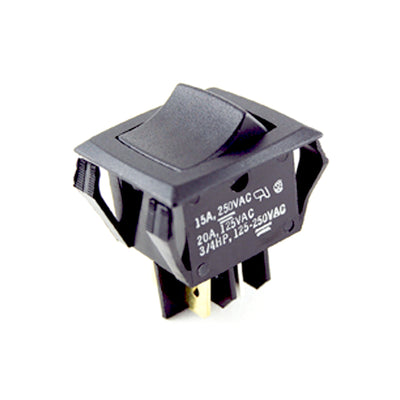 54-081 by NTE Electronics, Inc - ROCKER SWITCH DPST 20A 125V