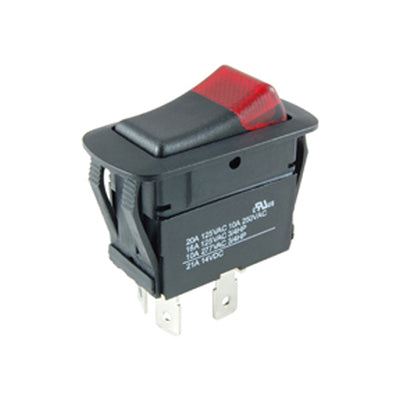 54-230W by NTE Electronics, Inc - ROCKER SWITCH SPST 21A 14V