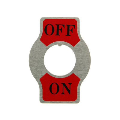 54-925 by NTE Electronics, Inc - INDICATOR PLATE ON-OFF