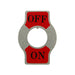 54-925 by NTE Electronics, Inc - INDICATOR PLATE ON-OFF