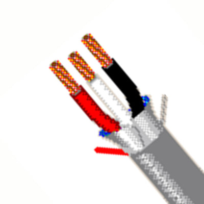 5401FE 008500 by Belden Inc. - CABLE 3COND 20AWG GRAY SHLD 500