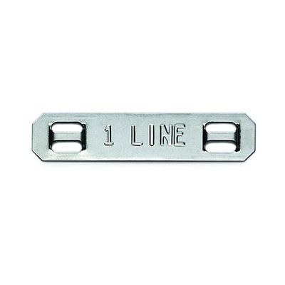 544-80101 by HellermannTyton - WIRE MARKER CBL TIE 10X45MM SILV