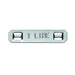 544-80101 by HellermannTyton - WIRE MARKER CBL TIE 10X45MM SILV