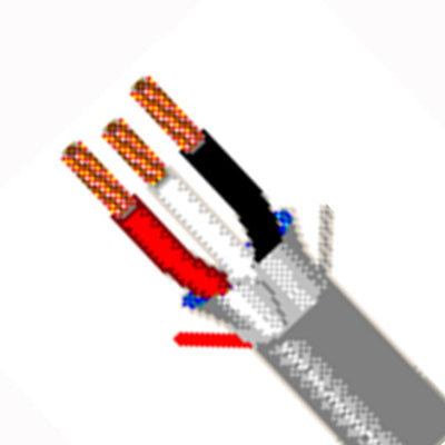 5501FE 008U500 by Belden Inc. - CABLE 3COND 22AWG GRAY SHLD 500