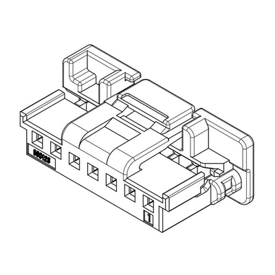5601230701 by Molex - 2.0 PITCH W/B CONN REC 7WAY HSG