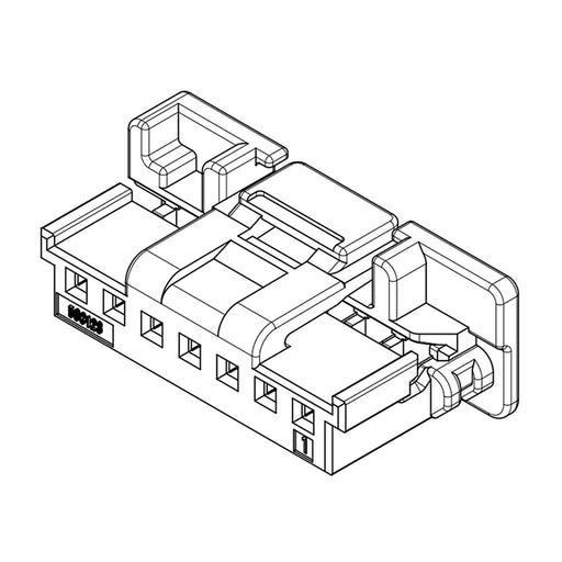 5601230701 by Molex - 2.0 PITCH W/B CONN REC 7WAY HSG