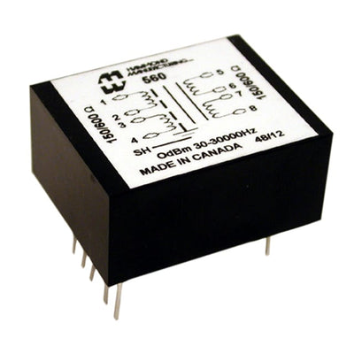 560J by Hammond Manufacturing - TRANS AUDIO 150/600 1.2K/4.8KIMP