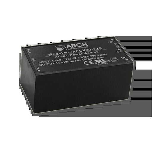 AFCV20-12D by ARCH Electronics Corp - 20W AC-DC ITE Power Module, Univ