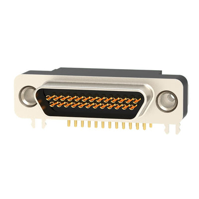 581-M25-213L461 by NorComp Inc. - CONNECTOR MICRO-D FEMALE 25P RA PCB 1