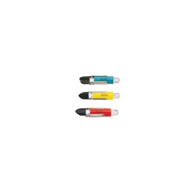 586-3502-204F by Dialight - T2 TELE SLIDE BASEDLED GRN 24V