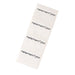 596-00183 by HellermannTyton - LABEL STANDRD 1X0.5"" WHT 500/RL