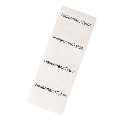 596-00184 by HellermannTyton - LABEL STND 1.85X0.5"" WHT 500/RL