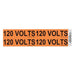 596-00926 by HellermannTyton - WIRE MARKR ADH 108X28.6MM ORG/BL