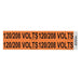 596-00929 by HellermannTyton - WIRE MARKR ADH 108X28.6MM ORG/BL