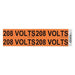 596-00932 by HellermannTyton - WIRE MARKR ADH 108X28.6MM ORG/BL