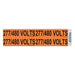 596-00939 by HellermannTyton - WIRE MARKR ADH 108X28.6MM ORG/BL