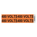 596-00942 by HellermannTyton - WIRE MARKR ADH 108X28.6MM ORG/BL