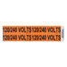 596-00958 by HellermannTyton - WIRE MARKR ADH 108X28.6MM ORG/BL