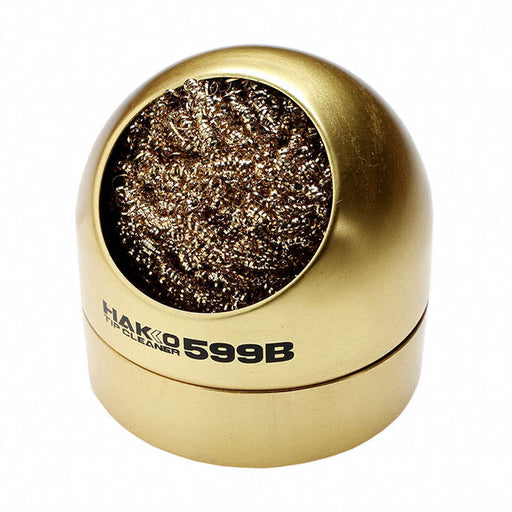 599B-02 by American Hakko Products, Inc. - SLDR SCOURPAD W/HLDR MTL BRSS WL