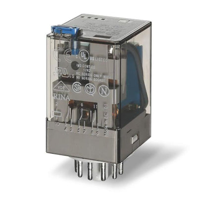 60.13.9.024.0040 by Finder Relays, Inc. - RELAY GEN PURPOSE 3PDT 10A 24V
