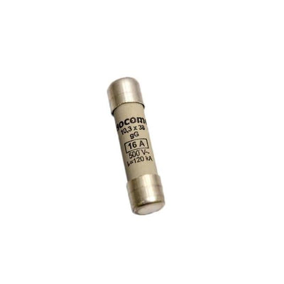 60120016 by Socomec - FUSE CARTRIDGE A 16A 500VAC 5AG