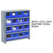 603260BL by Global Industrial - CLOSED BIN SHELVING W/6 SHELVES