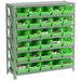 603429GN by Global Industrial - 7 SHELF STEEL SHELVING W/(30) 4