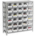 603429WH by Global Industrial - 7 SHELF STEEL SHELVING W/(30) 4