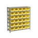 603429YL by Global Industrial - 7 SHELF STEEL SHELVING W/(30) 4