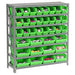 603433GN by Global Industrial - 7 SHELF STEEL SHELVING W/(36) 4