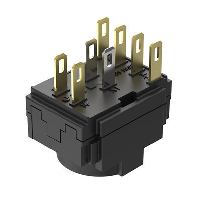 61-8430.22 by EAO - CONTACT BLOCK 3PST-NO 5A 250V