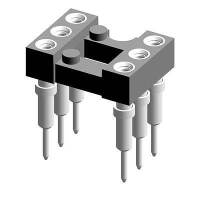 612-83-306-41-001101 by Preci-Dip - CONNECTOR IC DIP SOCKET 6POS GOLD